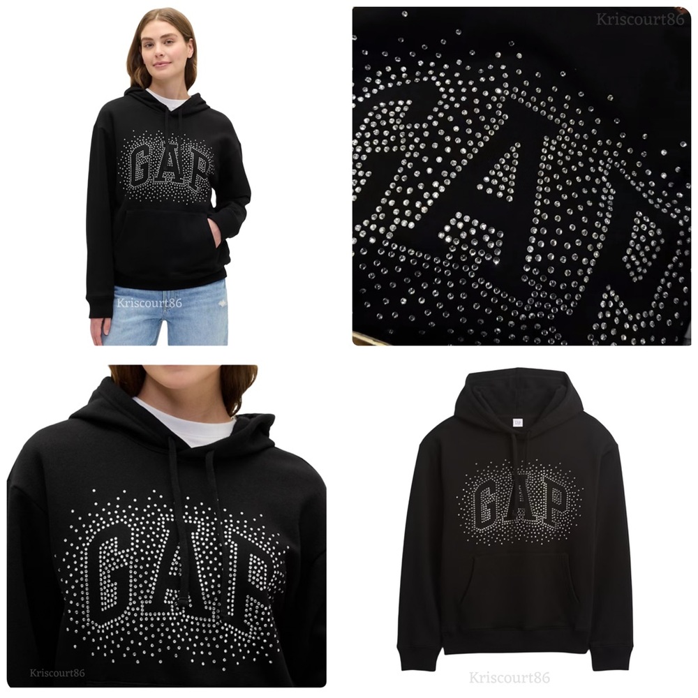 GAP Rhinestone Bling Women’s Hoodie NEW WITH TAGS
